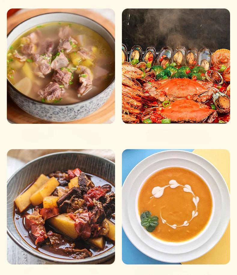Non Stick Pressure Cooker Micro Pressure Stewing Pot Household Pumpkin Multi-purpose Soup Pot Micro Pressure Pot