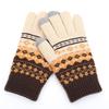 Winter Warm Gloves Finger Gloves Jacquard Touch Screen Gloves Cycling Outdoor Gloves