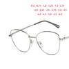 Fashion Cat Eyes Metal Frame Clear Glasses Myopia Nerd Spectacles  -0.5 -1.0 -2.0 -3.0 -4.0 To -6.0