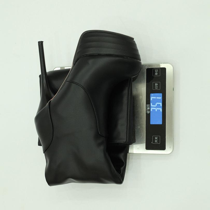 Plus Size Round Toe Platform Super High Slim Heel Sexy Elastic Boots Side Zipper Fabric Lining Women's Over The Knee Boots