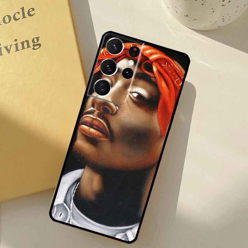 Rapper 2pac Sänger Tupac Handyhülle Für Samsung Galaxy S25 Ultra S20 S21 S22 S23 S24 S9 S10 Plus S25 FE Abdeckung Schale