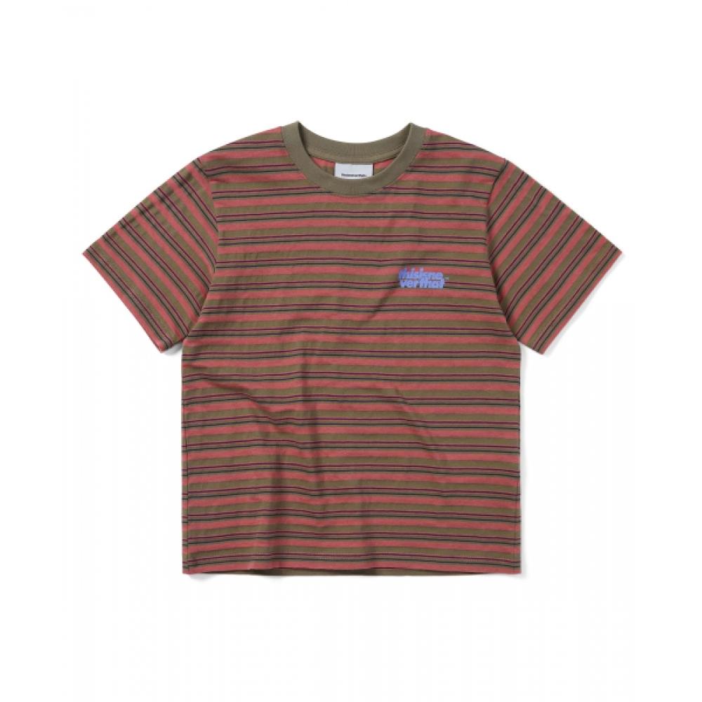 Thisisneverthat Полосатая футболка W Хаки S