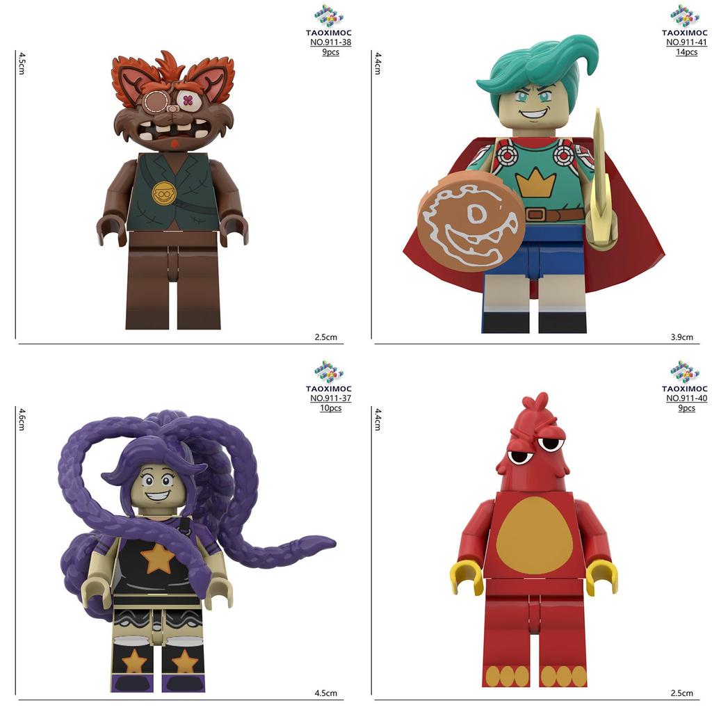Blocchi da Costruzione Puzzle di Poppy Playtime Con Sviluppo Cerebrale Per Bambini e Collezionisti