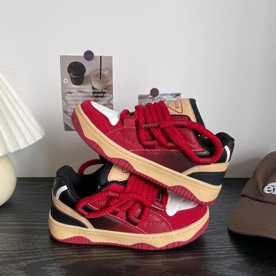 Summer New Thick-soled Heightened Harajuku Casual Dad Shoes Ins Sneakers