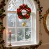 Christmas Wreaths For Front Door - 15.75x9.84x2.76 Inches, Garland Hangable Decor, Ornaments Tree Decorations Winter