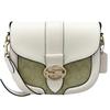 C2806 Shoulder Bag White Women Signature Used