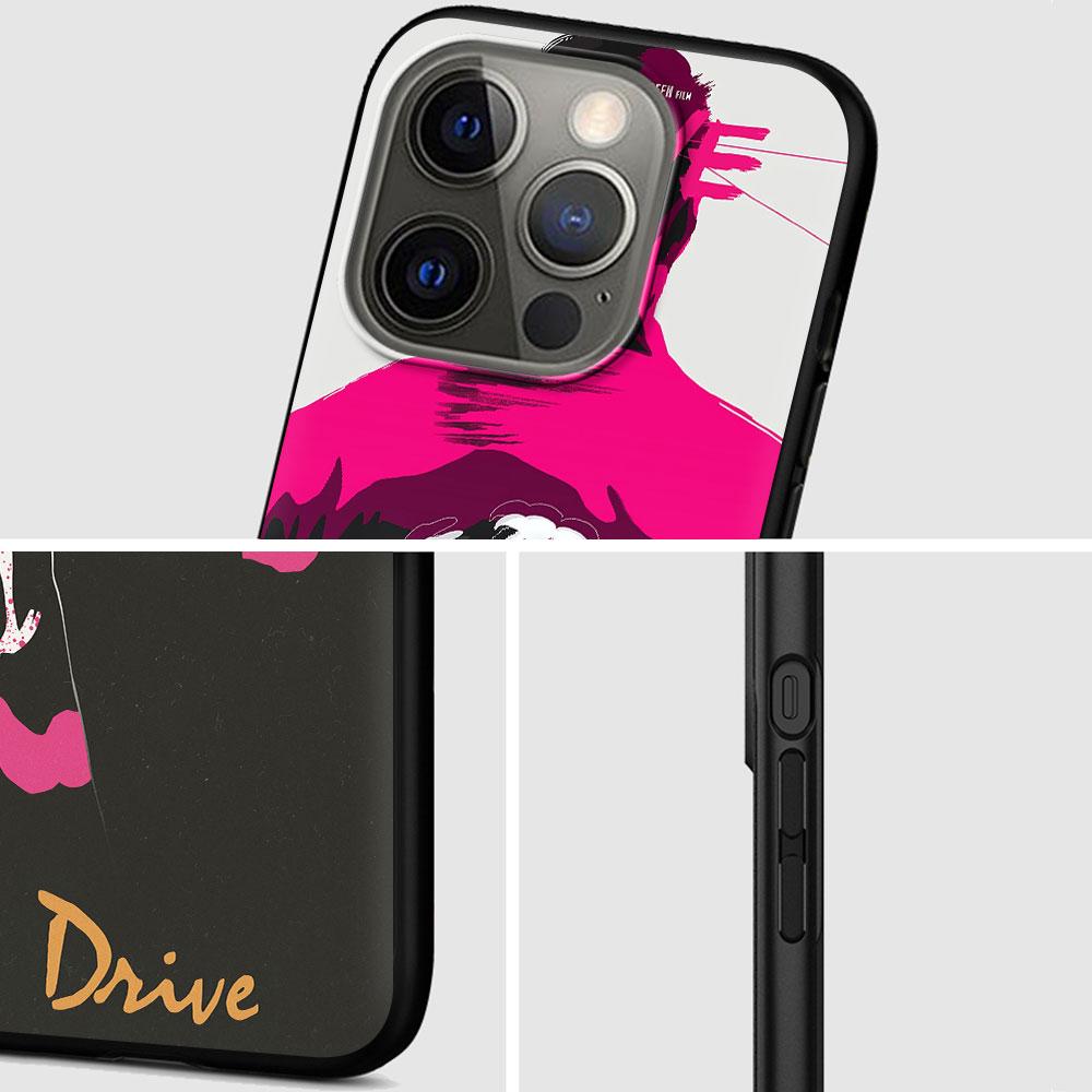 Fahren Sie Ryan Gosling Film Spaß Kunst Hülle für Apple iPhone 14 11 16 Plus X XS 13 12 XR 15 Pro Max Silikon Schwarz Weiche Handyhülle