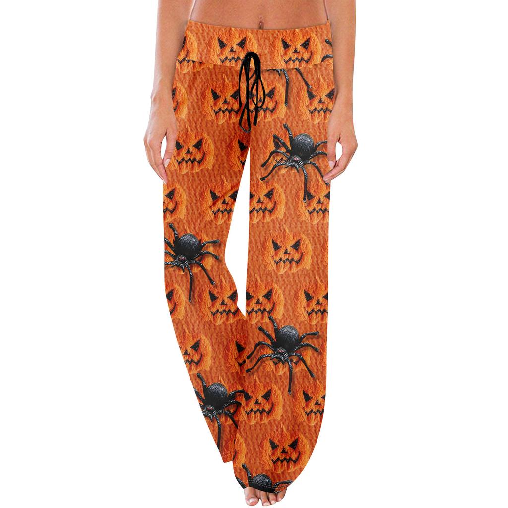 Anime Pyžamové kalhoty Oblečení na spaní Ležérní Stahovací šňůrka Kalhoty v pase Pohodlné Rovné Yoga Volné kalhoty