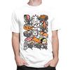 Custom Kawaii Manga Japan Sushi T Shirts for Men Pure Cotton Tee Tops Tshirt ShortSleeve Fashion Tshirt Clothing