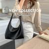 Korean Ins Simple And Versatile Summer New Bag Portable Soft Leather Dumpling Bag Retro Shoulder Armpit Bag