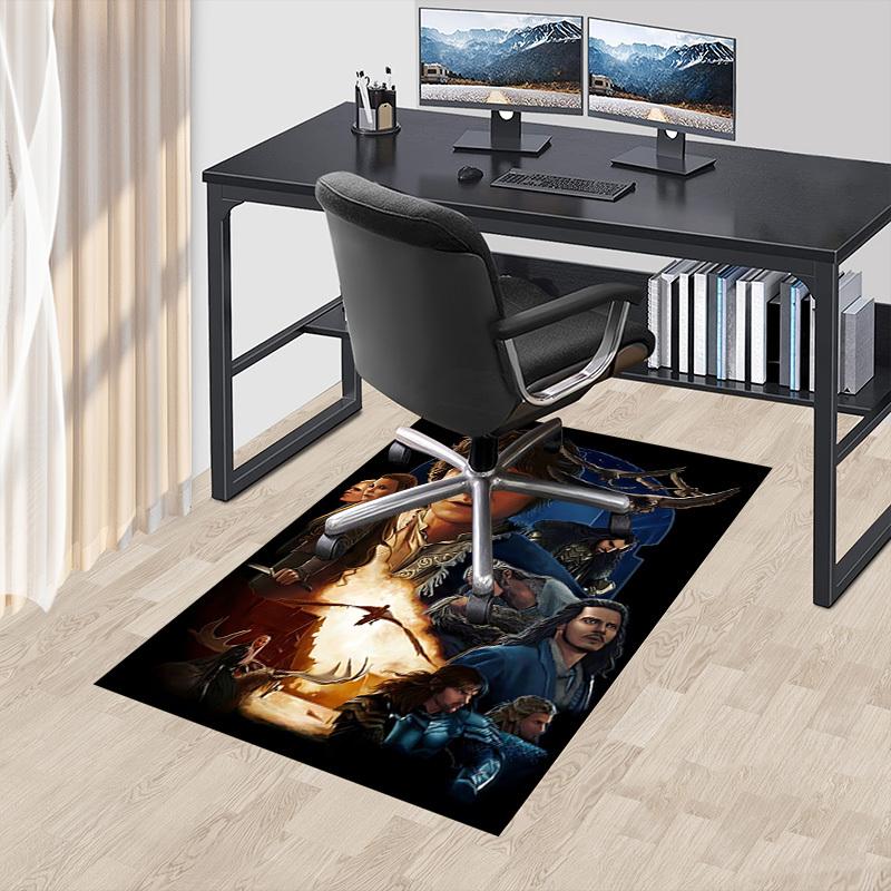 1pc Fantasy Adventure Carpet, for Home & Office Decor, Desk Chair Carpet, Festive Gift,Conference Room CarpetL1206