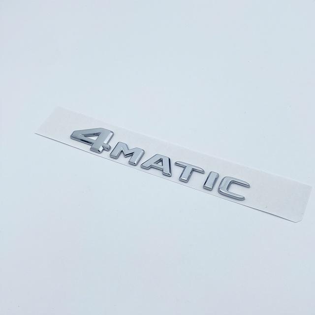3D Chrome Black Letters GLC300de GLC300e GLC350e  GLC400e 4Matic Emblem for Mercedes Benz GLC X253 Car Trunk Logo Sticker