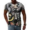 Impressionist Master Picasso Classic Oil Painting 3D HD Print Men And Women Art Taste Charm Short Sleeve Round Neck T-shirt Top