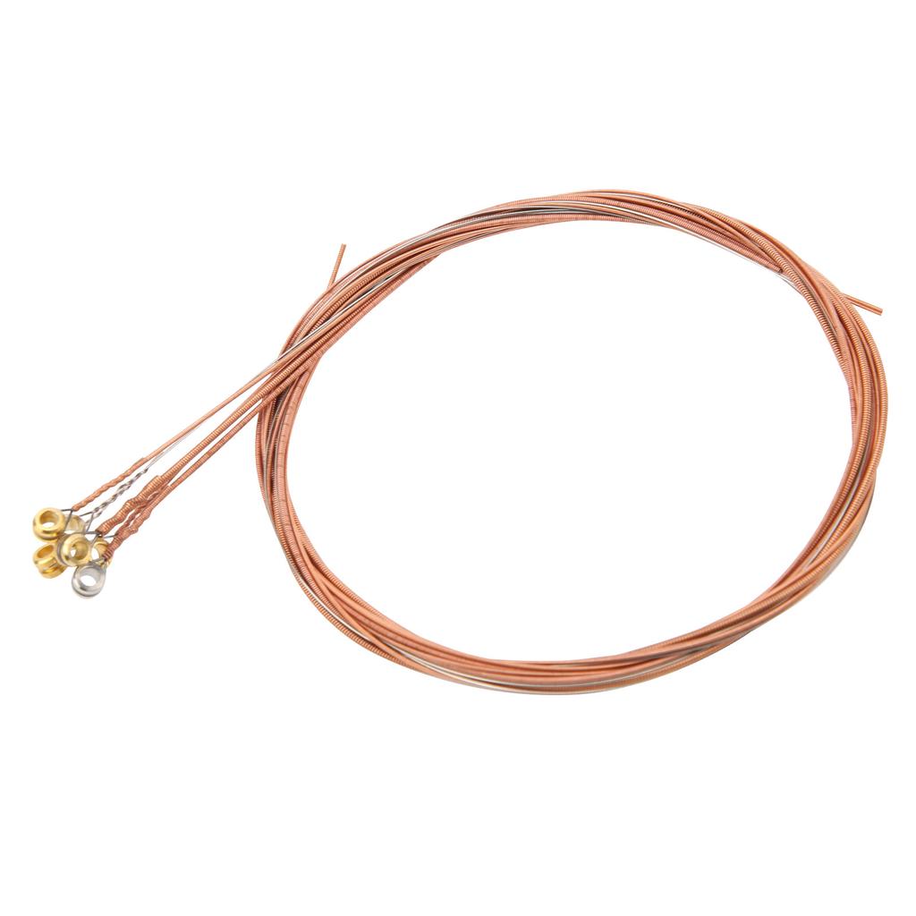 Acoustic Guitar String Replacement AntiRust Coating Light Musical Instrument Accessories(Copper )