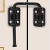 No-drill Door Lock Thickened Non Perforated Buckle Sliding Bolt Gate Lock  Balcony Doors