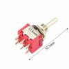 10Pcs MTS-203 Miniature Toggle Switch 6mm ON-OFF-ON Latching Type Toggle Switch  Electrical Projects