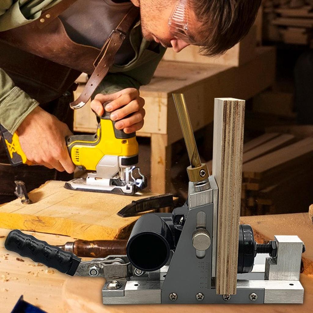 Angle Drill Guide Woodworking Hole Locator Precision Portable Punch Locator For Home Improvement Kitchen Cabinet Furniture