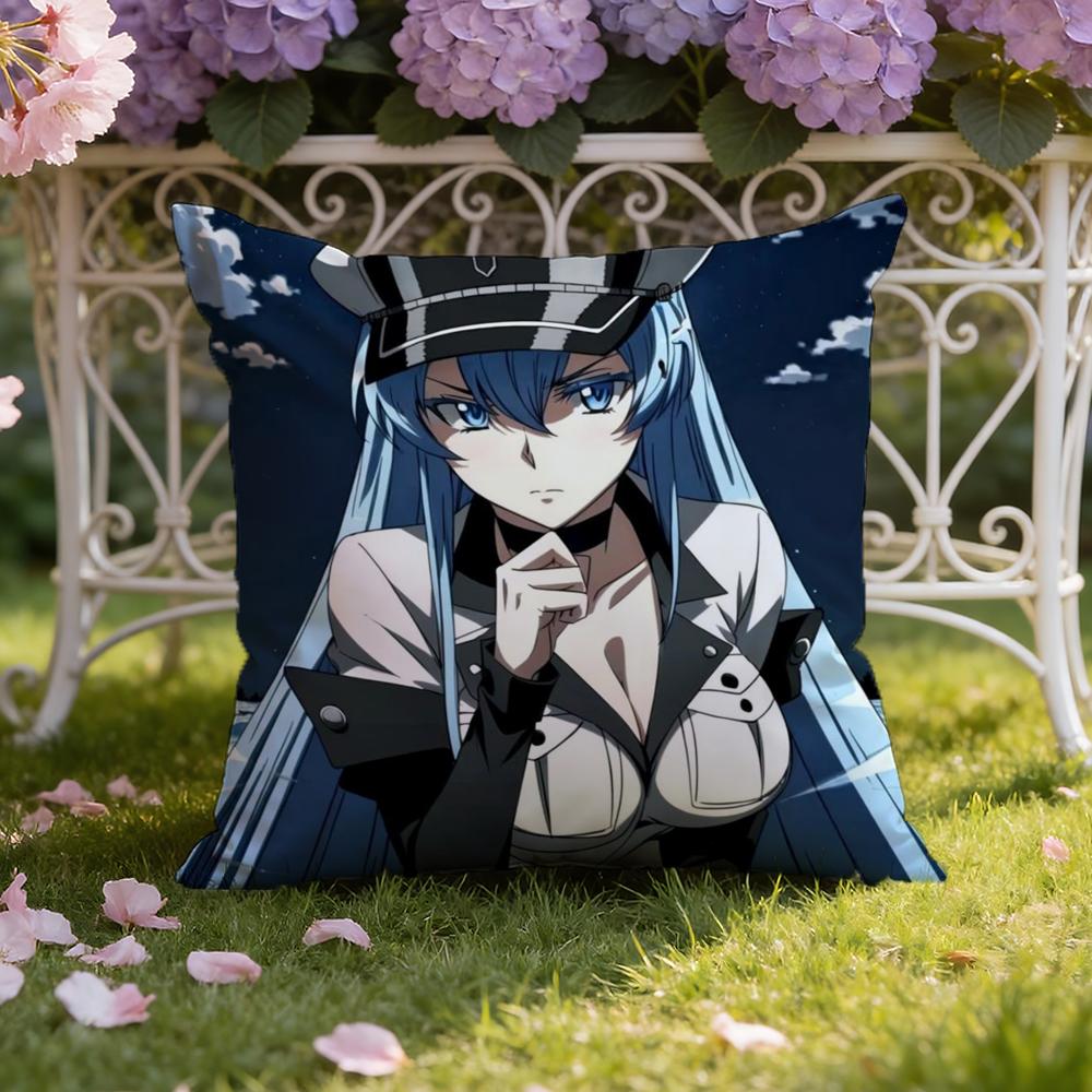 A-Akame Ga K-Kill Cushion Cover Home & Car Dual-Scene Pillow Cover: Reversible for Premium Comfort