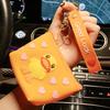 Cute Cartoon Silicone Coin Purse & Earphone Storage Keychain Pendant