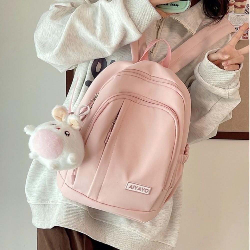 Multi Pockets Girls Backpacks Large Capacity Teenage Shoulder Bags Students School Bags  Student