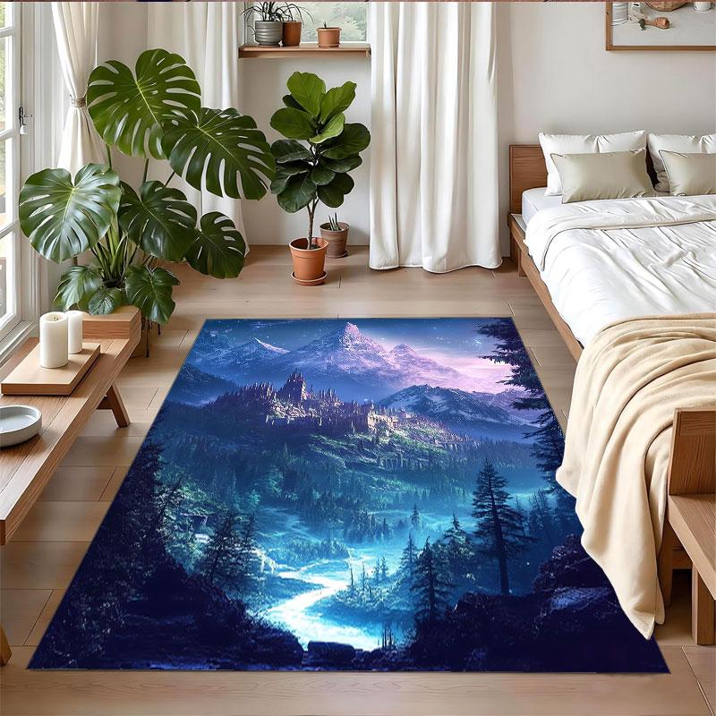 Crystal Velvet Rug Soft Non Slip Indoor Floor Mat Home DecorWorld of Warcraft