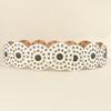 Western Adult Waist Belt with Adjustable Buckle Unique Metal Rivets Waistband PU Waist Belt for Rock Fan Wear Resistant