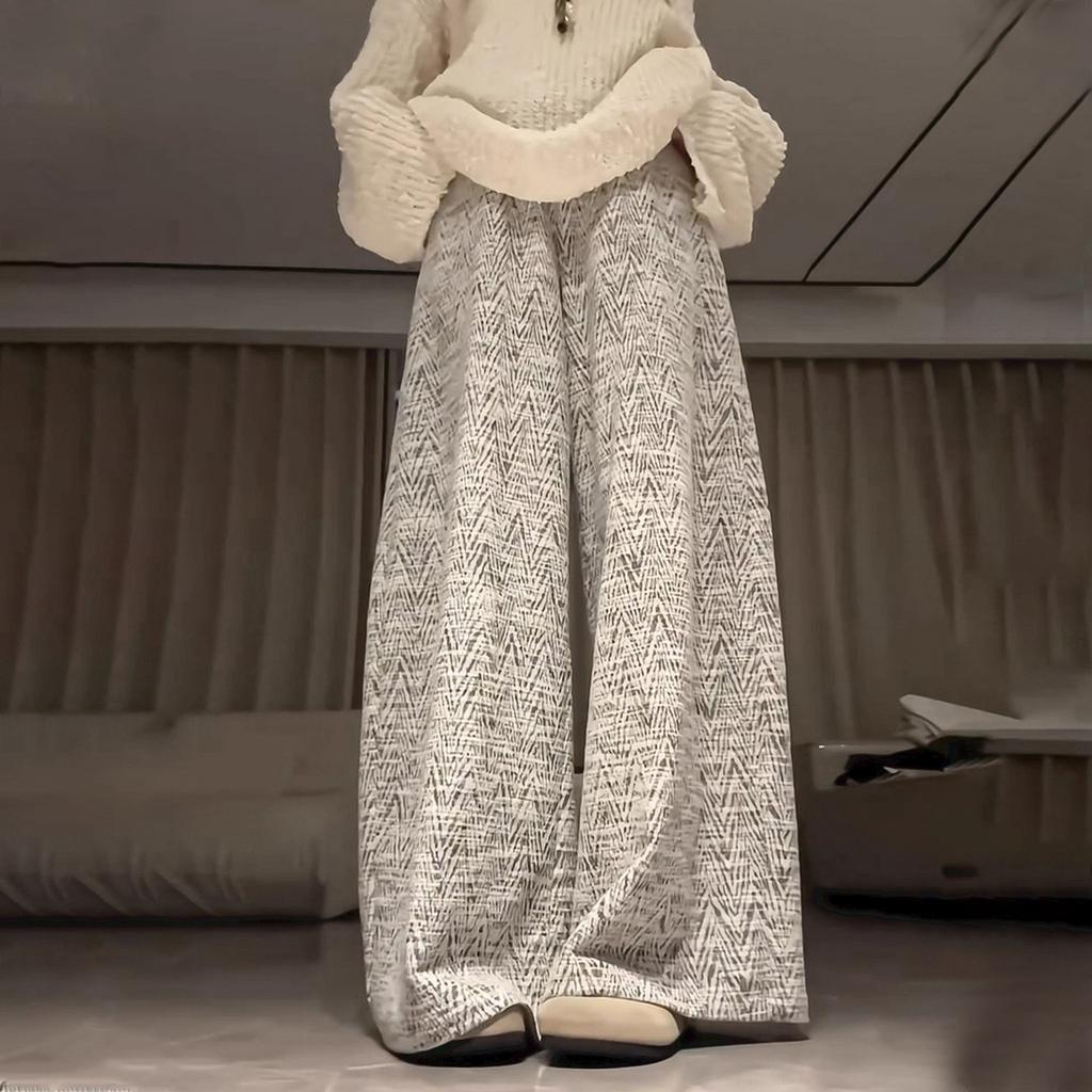 Women's Fashionable Loose Wide-Leg Trousers