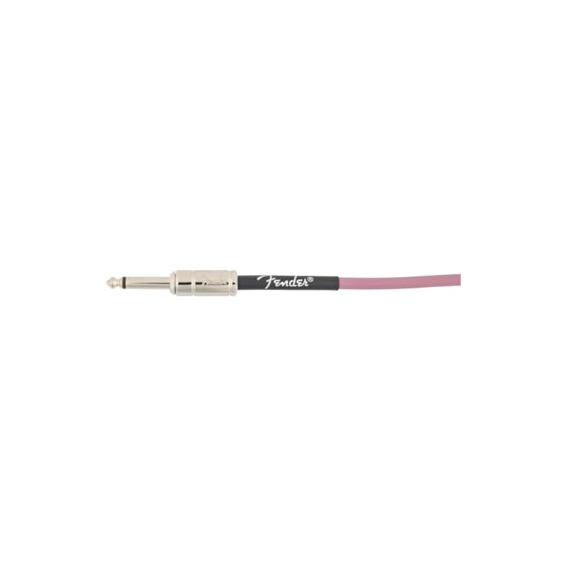 Fender ContourTM Instrument Cable, Burgundy Mist, 10" (3.05m) - Guitar & Bass Cable