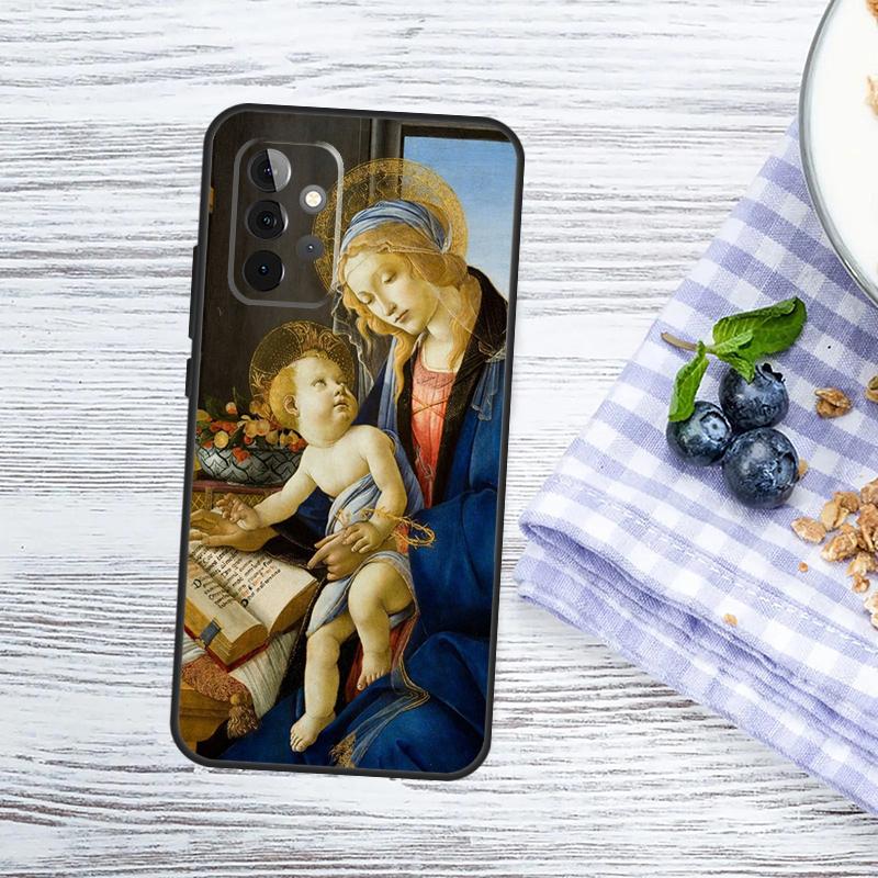 Virgin Mary And Jesus Case For Samsung Galaxy A52 A53 A16 A26 A36 A56 A55 A35 A15 A32 A12 A33 A13 A14 A34 A54 A17