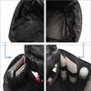 Makeup Bag Handle Dustproof Mirror Cosmetic Bags Square Soft Foldable Lightweight Toiletry Case Traveling Foundation