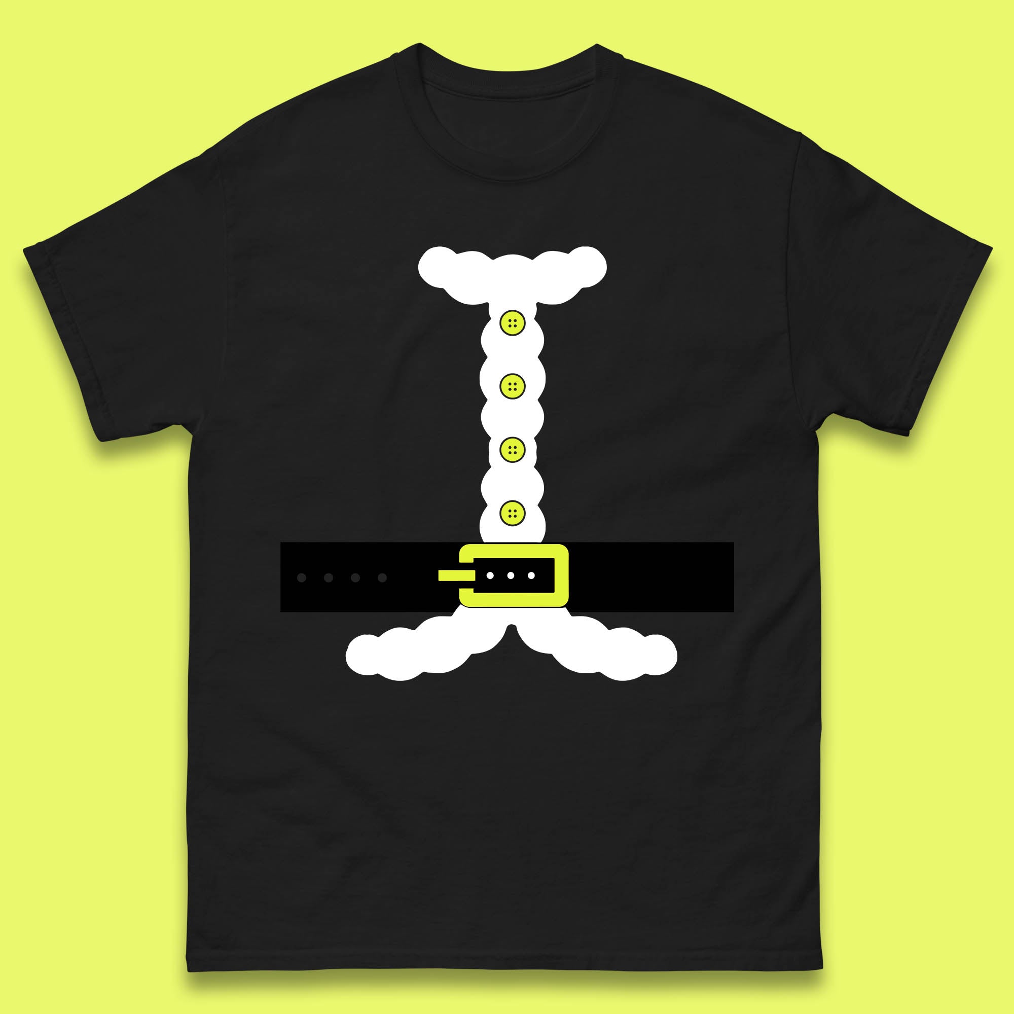 Christmas Santa Claus Costume Mens T Shirt Womens Tops Tees Christmas Top XL