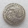Antique Silver-Plated Brass Wanderer Coin #4645