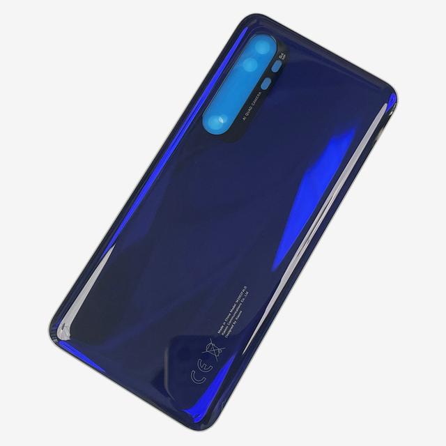 Original New For Xiaomi Mi Note 10 Lite Battery Cover Back Glass Panel Rear Housing For Mi Note 10 Lite Back Battery Cover