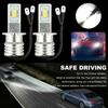 2pcs H3 High Power super White Led Headlight Kit 100w 10000lm Fog Drive Drl 6000k Bulb Low Power