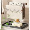 Drainage Tray Dishcloth Towel Holder Countertop Design Multifunctional Drying Rack  Home Kitchen