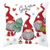 New Christmas Dwarf Pillow Cover Christmas Cute Dwarf Peach Skin Cushion Cover