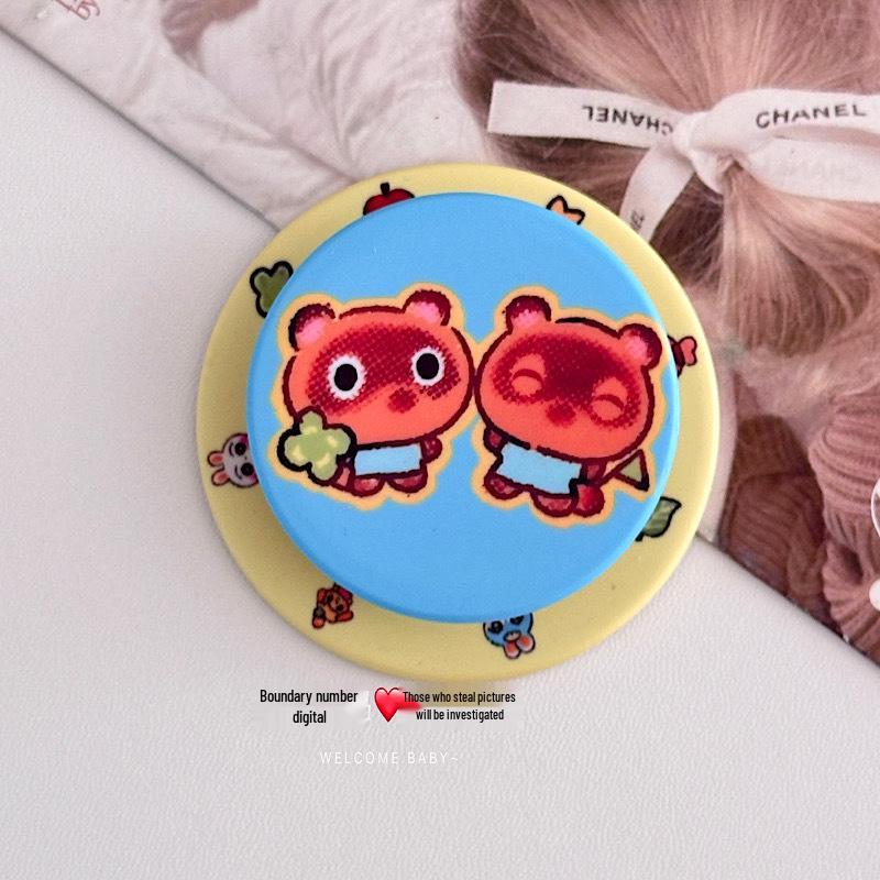 Cartoon Pattern Frosted Film for MagSafe Magnetic Phone Stand – Creative Design for Lazy Use