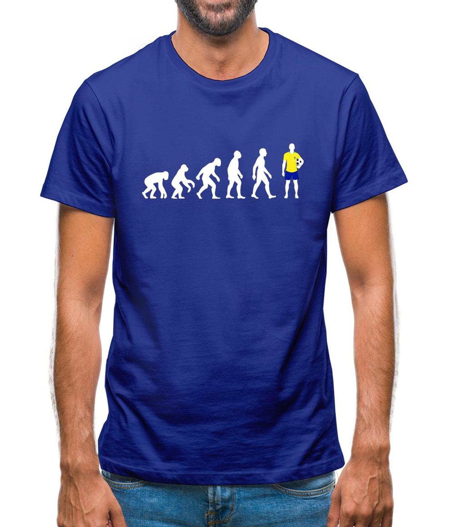 Evolution Of Man Brazil Mens T-Shirt XL