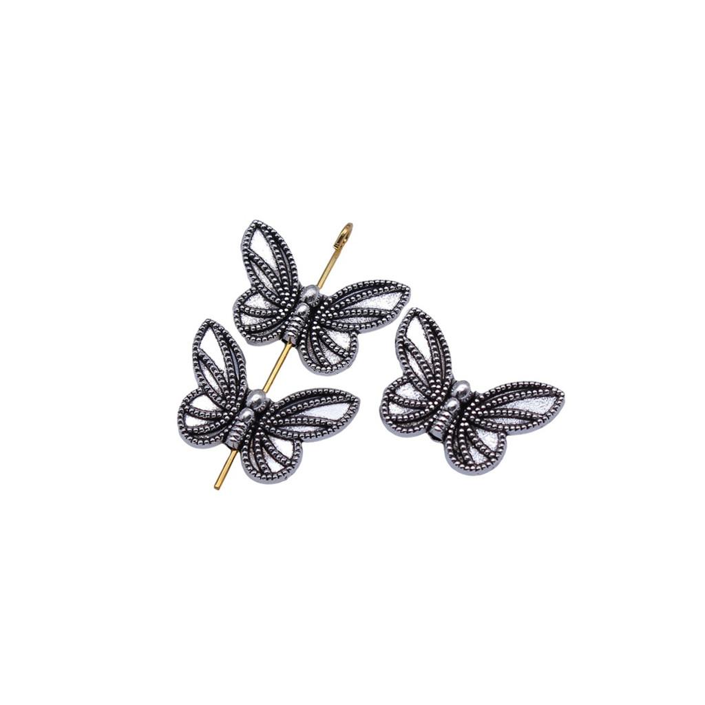 Angel Wing Beads Spacer Small Hole Butterfly Charms For Spiritual Jewelry