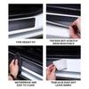 ta12for Bmw Performance E46 E90 E60 F10 F30 E39 E36 F20 E87 G30 E92 Leather Car Door Sill Anti Scratch Protector Sticker