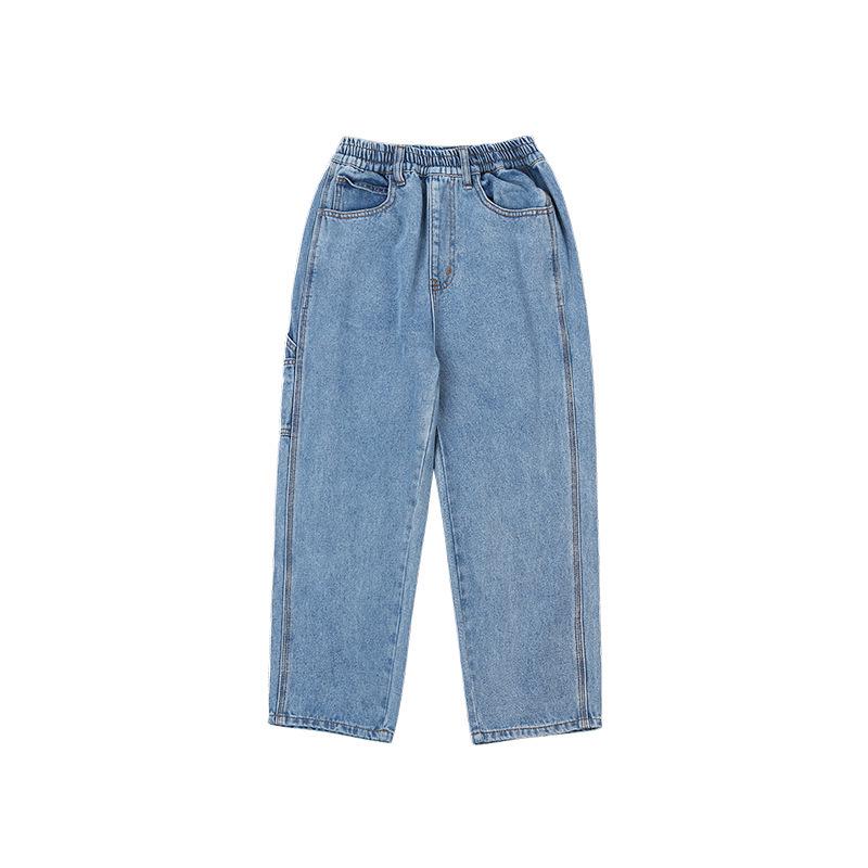 

Осенние широкие джинсы DK Kids — повседневные брюки для уличных танцев для мальчиков и девочек 130 cm