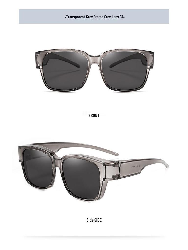 High-End Polarized Sunglasses Set: Men's Night Vision & Women's Anti-Blue Light Glasses
