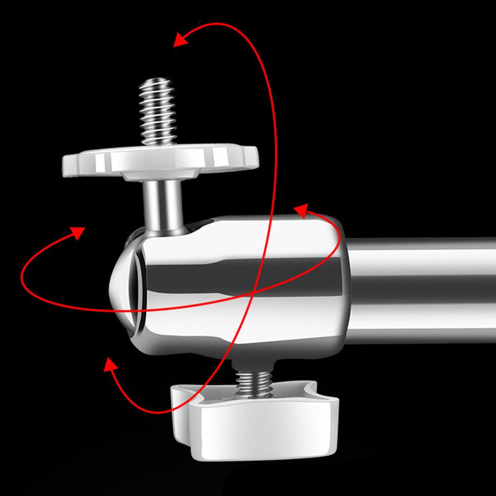 Stainless Steel Weatherproof Wall/Ceiling Mount Camera Bracket with 360Degree Rotation for Indoor and Outdoor Use