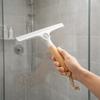 Wooden Handle Glass Wiper Soft Silicone Scraping Scraper Rotating Window Squeegee  Car Glass