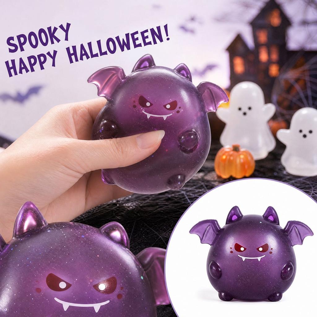 Halloween Toys Slow Rising Pumpkin Stress Sensory Toys for Kids and Adults, Fun Party Favors