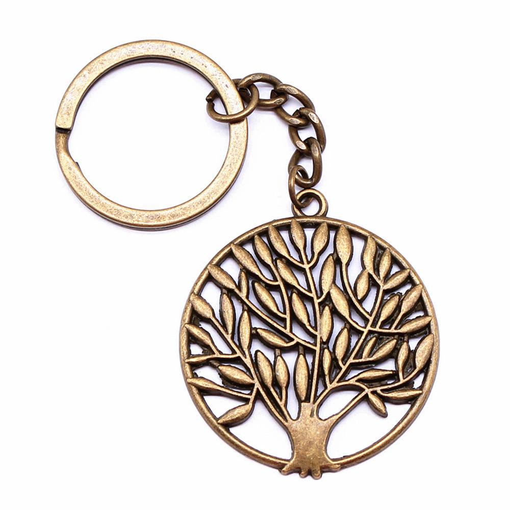 Kabbalah Lucky Charm Tree Of Life Keychain Love Key Ring 28mm