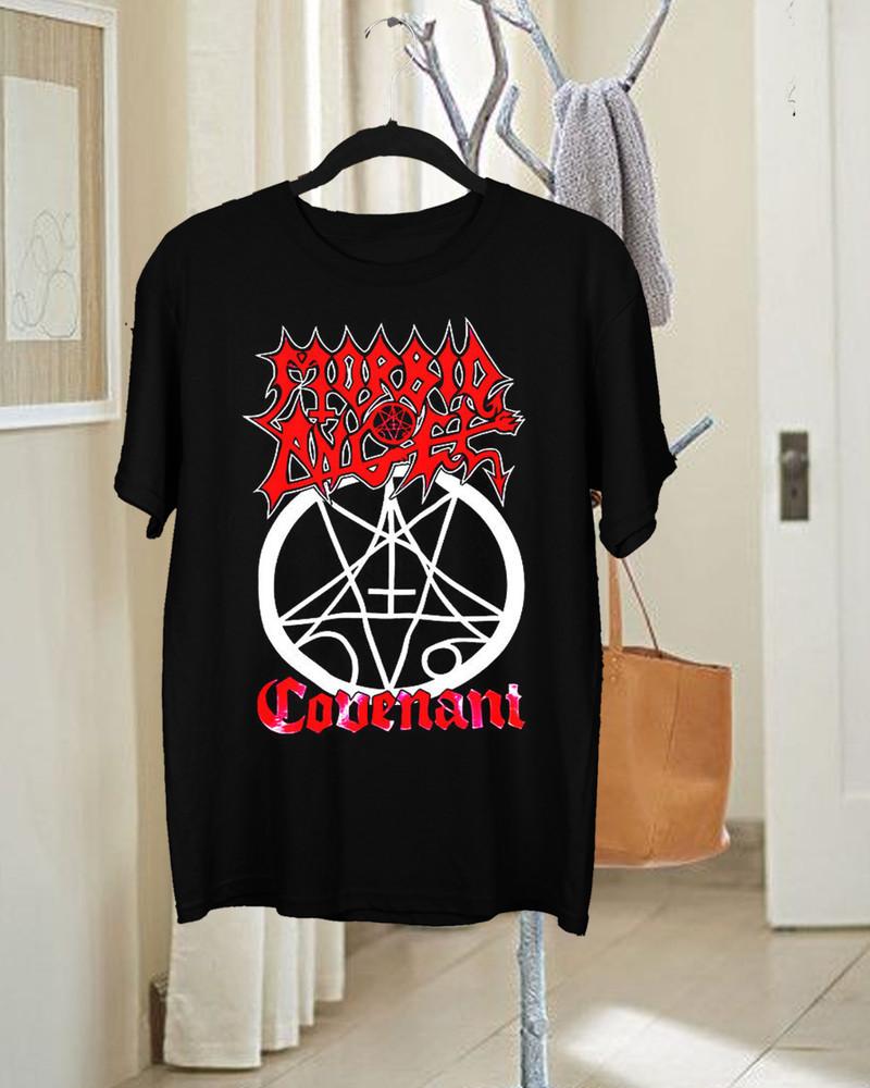 НОВАЯ футболка Morbid Angel Covenant American Black Все размеры Унисекс XXXL