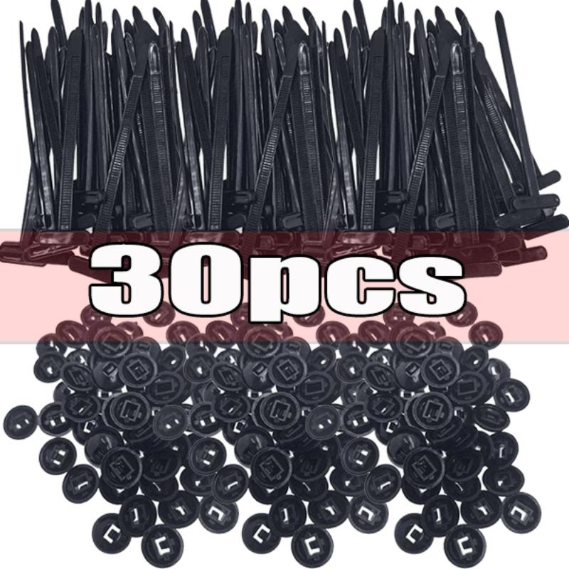 Self-locking Nylon Universal Cable Tie Buckle Household Plastic Fixed Strap Iron Cable Gap Car Instrument Zip Ties Auto Fastener