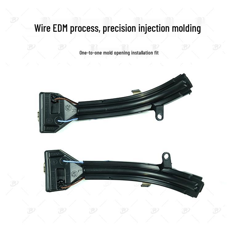 BMW 6 Series (2011-2017) Rearview Mirror Sequential Blue Turn Signal Light Modification