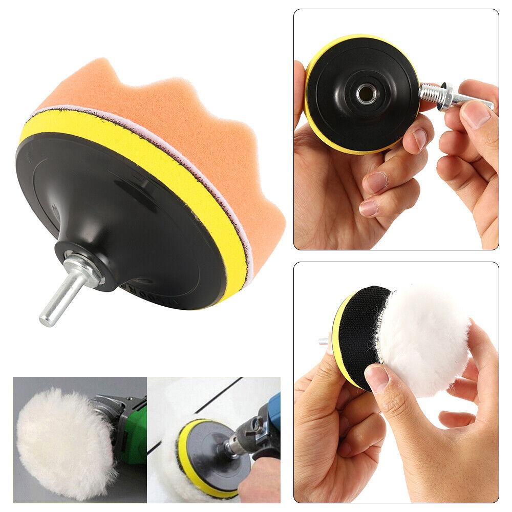 3 inches Durable Repair Tools Abrasive Buffing Waxing Polishing Pad Foam Sponge Pads Polisher Drill